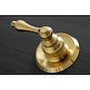 Kingston Brass KB247AL Two-Handle Tub and Shower Faucet, Brushed Brass KB247AL